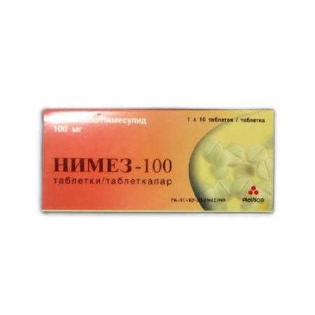 Нимез 100мг №10 таблетки (Нимесулид)