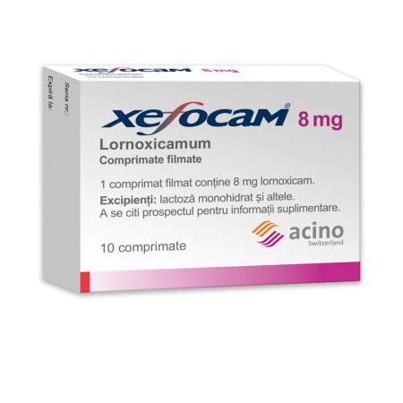 Ксефокам 8мг №10 таб п/плен обол (Лорноксикам)