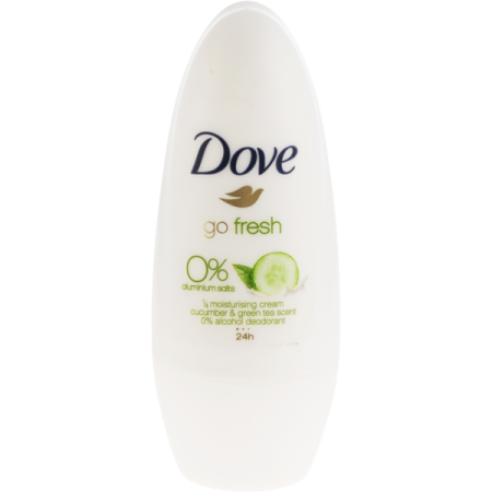 DOVE дезодорант ролик жен 50мл - GO FRESH (свеж огурца зален чая)