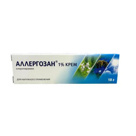 Аллергосан 10мг/г 18г крем  д/наружного применения (Хлоропирамин)