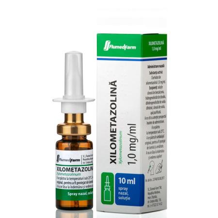 Ксилометазолин спрей назальный 0,1% 10мл