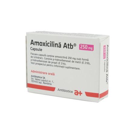 Амоксициллин Atb 250мг №20 капсулы