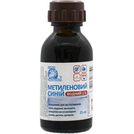 Метиленовый синий водный 1% 25мл лосьон косметический