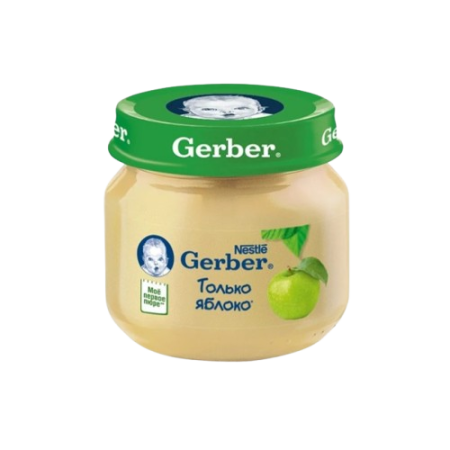 Gerber пюре яблоко с 4мес 80г