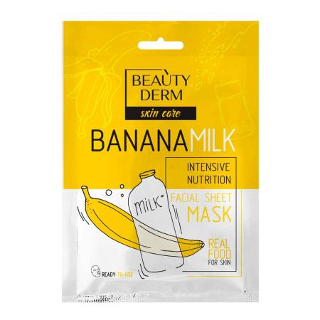 BeautyDerm Маска д/лица Banana Milk 25мл