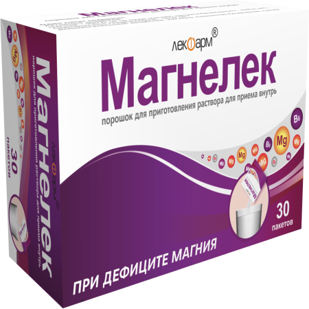 Магнелек порошок для приготовления раствора №30