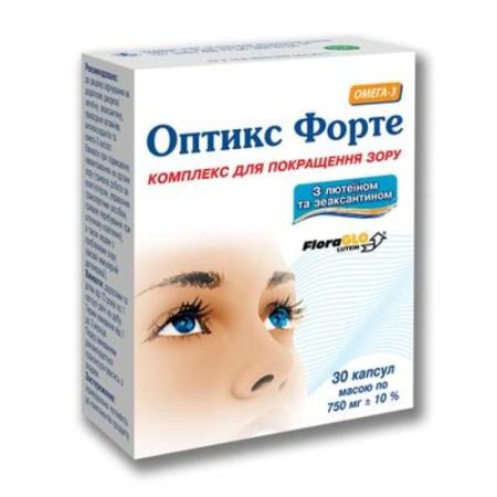 Оптикс форте капсулы №30